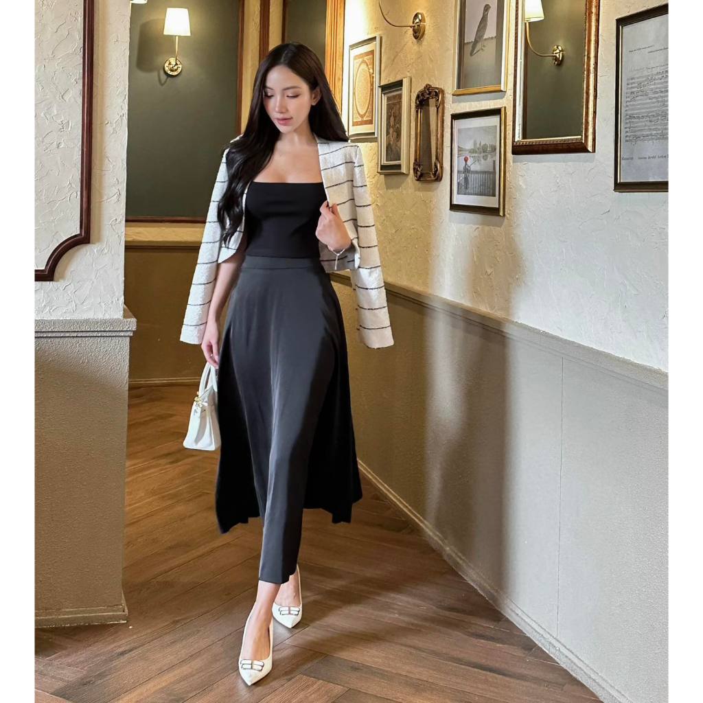 Chân váy lụa dài "Tina Skirt "EllyClothing