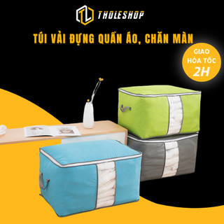 Túi vải đựng quần áo, chứa chăn màn chống thấm nước tholeshop 3353