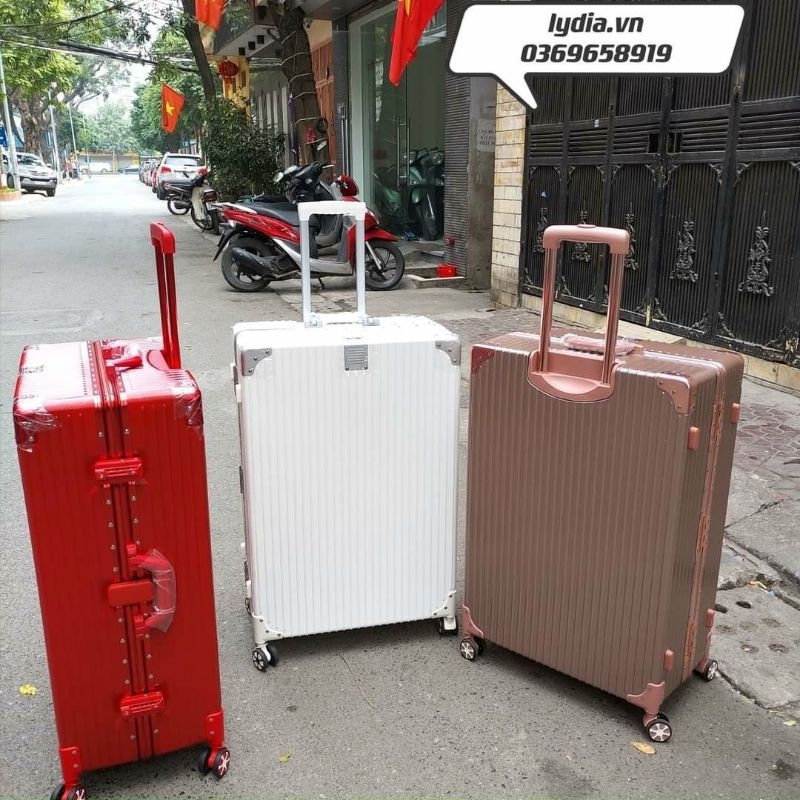 Vali khung nhôm khoá sập size 26 inch . dáng chuẩn sịn hàng nội địa