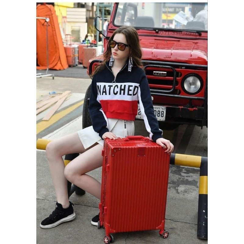 Vali khung nhôm khoá sập size 26 inch . dáng chuẩn sịn hàng nội địa