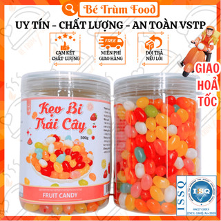500gram kẹo bi trái cây - ăn vặt chất lượng bé trùm food