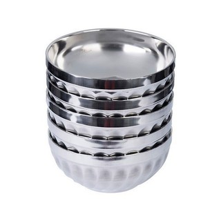 Chén, bát inox 2 lớp- chén ăn cơm inox xoắn
