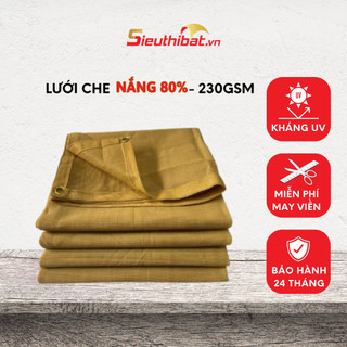 Lưới Che Nắng Dệt Kim Hàn Quốc Che Lan Cây Cối Siêu Bền Định Lượng 230gsm (Nhận May Theo Yêu Cầu)