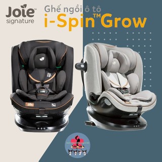 Ghế ngồi ô tô trẻ em 0-7 tuổi có isofix xoay 360 - Joie i-Spin Grow signature
