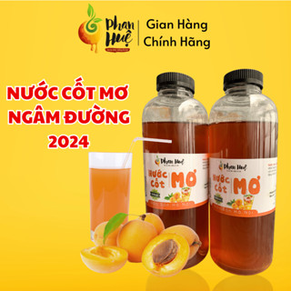 Nước cốt mơ ngâm đường chua ngọt Phan Huệ hộp 1Kg đặc sản Hà Nội