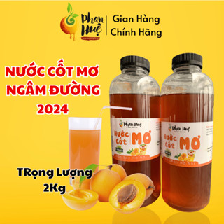 Nước cốt mơ ngâm đường chua ngọt Phan Huệ hộp 2Kg đặc sản Hà Nội