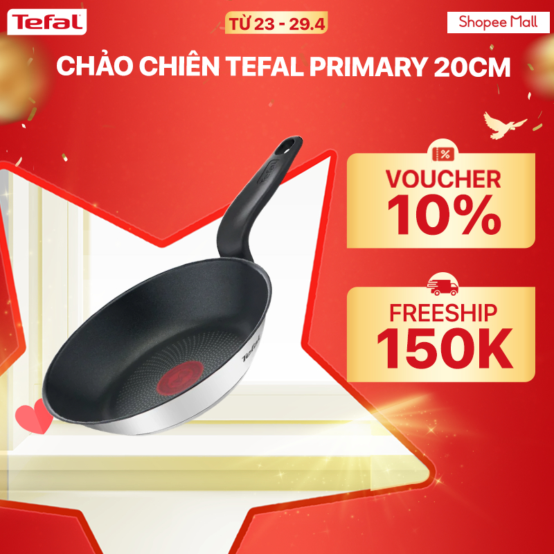 Chảo chiên inox chống dính đáy từ Tefal Primary 20cm