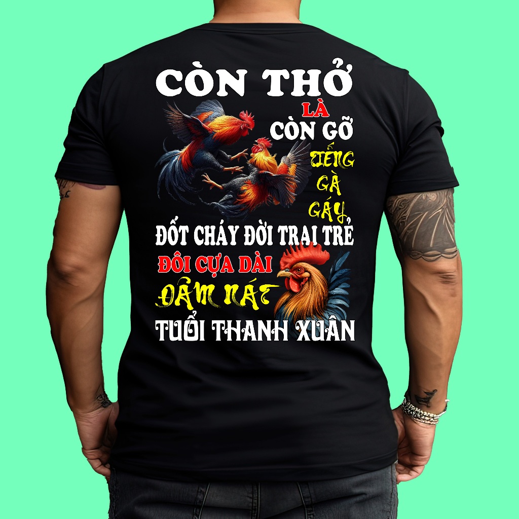 Áo Thun In Hình Còn Thở Là Còn Gỡ mẫu 2