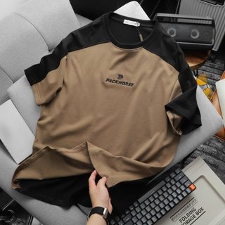 Áo thun nam form rộng cổ tròn