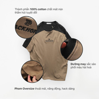 Áo thun nam form rộng cổ tròn