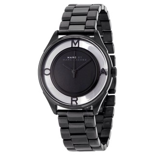 Đồng hồ nữ Marc by Marc Jacobs MBM3415 Tether Women's Black-Tone Watch 36mm, Authentic, Full box, Luxury diamond watch