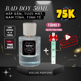 Nước hoa nam bad boy 50ml - tặng 1c nước hoa unisex 10ml độc quyền - seelab
