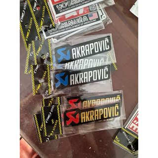 Tem nhôm dán pô akrapovic