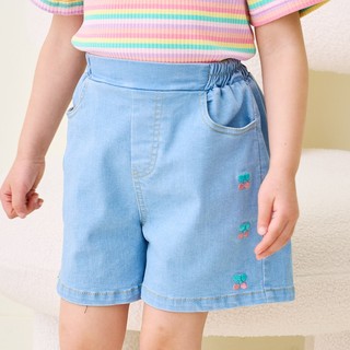 Quần jeans thêu cherry Bebezoo cho bé gái BED2PT101