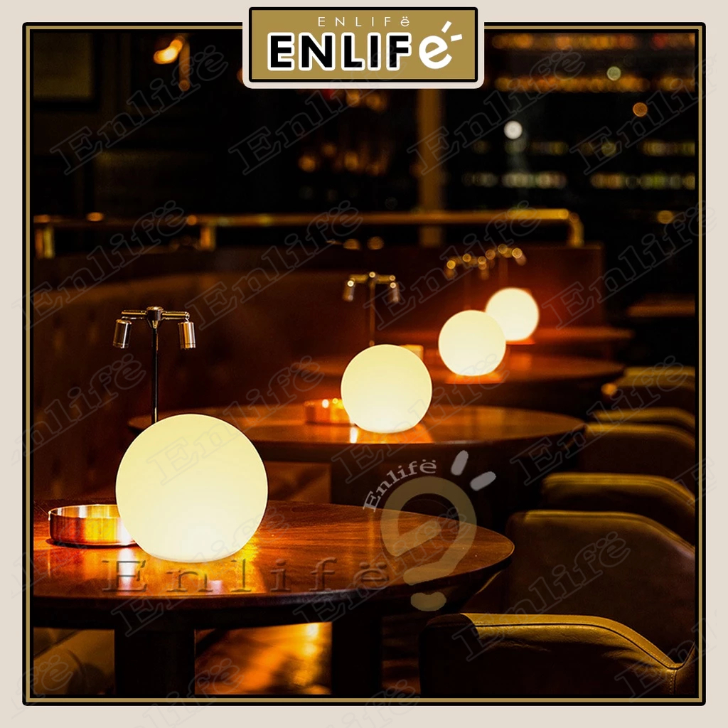 ENLIFë LED Light Ball Light Night Light với điều khiển từ xa 16 Đèn sạc màu