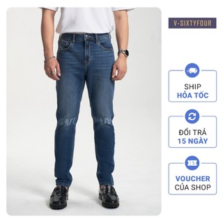 Quần Jeans Nam Dáng Slim Fit Safe Water. Slim Fit Safe Water Men's Jeans V-SIXTYFOUR V64 - 222MD3082F2930