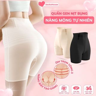 Quần gen nịt bụng giảm mỡ Socks House cao cấp, Quần mặt váy thiết kế chống cuộn, siết eo nâng mông tự nhiên - SA-667