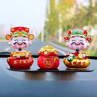Tượng Thần Tài, Mèo Thần Tài, Hũ Vàng Tài Lộc - Trang Trí Ô Tô, Taplo, Để Bàn, Phong Thủy, May Mắn
