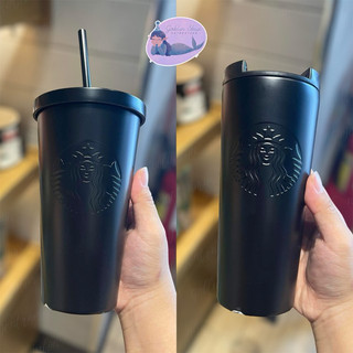 Starbucks bình giữ nhiệt classic all black 473ml