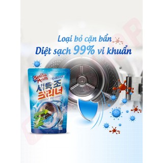 Túi bột tẩy vệ sinh lồng máy giặt 450g