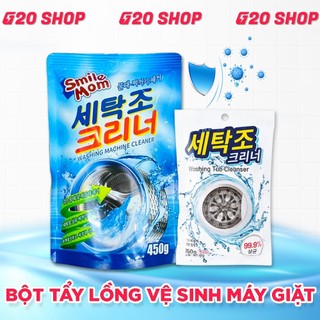 Túi bột tẩy vệ sinh lồng máy giặt 450g