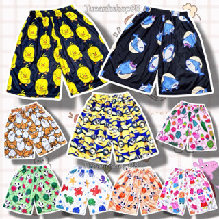 Size 38-85KG Quần Short Lững Cartoon Hoạt Hình (Nhiều mẫu) hoạ tiết cute Quần đùi Unisex nam nữ mặc nhà đi biển mặc nhóm
