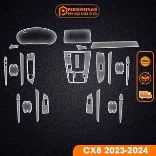 Dán PPF trong suốt ô tô Mazda CX8 2023-2024 chống xước, che mờ vết xước nội thất T-Home&More