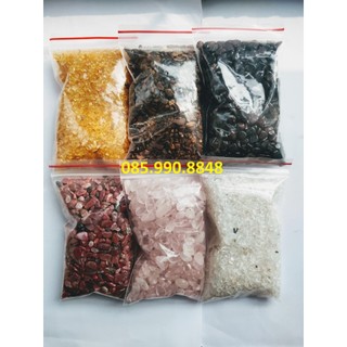 Đá vụn tự nhiên các màu, Đá trang trí nhà cửa các màu - Đã mài bóng, bền, đẹp với thời gian