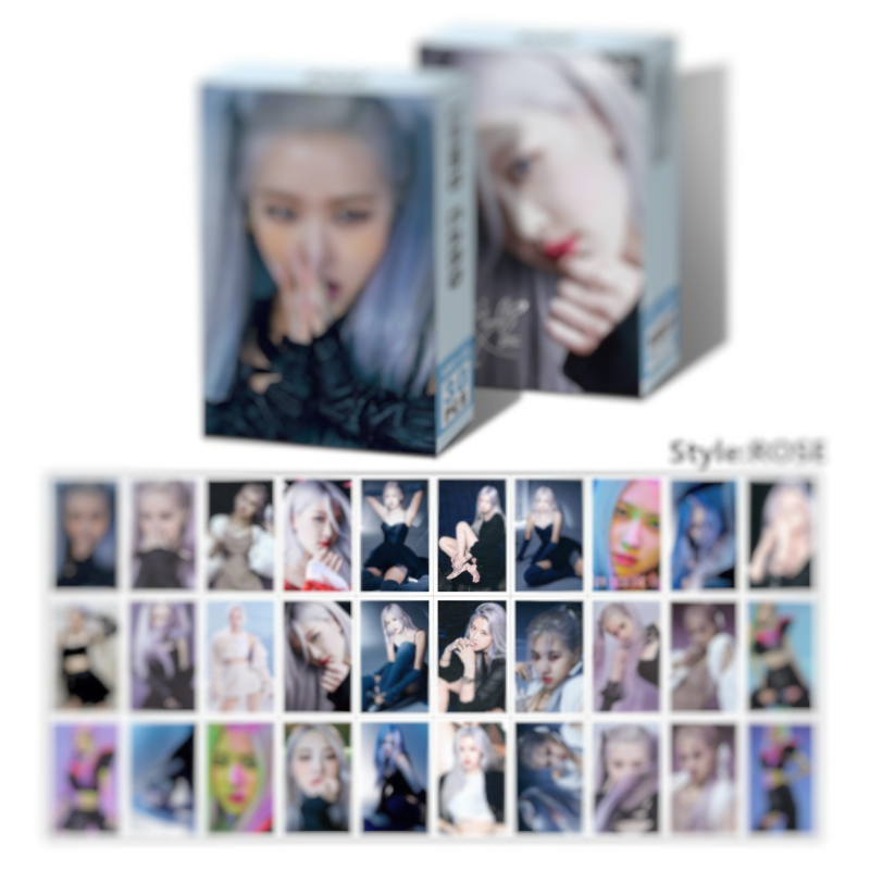 Bộ ảnh Lomo card Rose Blackpink