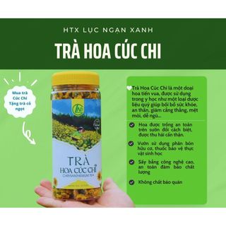 Trà hoa cúc chi - an toàn chất lượng - hộp 50g - htx lục ngạn xanh