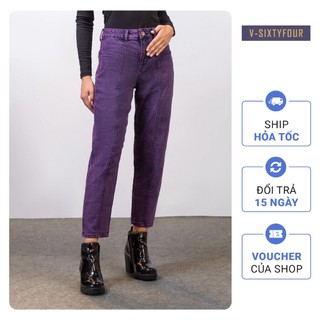 Quần Dài Dáng Baggy Rã Thân Trước. Baggy Pants with Front Ribbe V-SIXTYFOUR V64- 222WD1089F1570