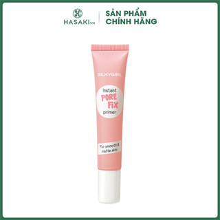 Kem Lót Che Lỗ Chân Lông SILKYGIRL Instant Pore Fix Primer Màu 01 Natural 15ml Hasaki Sản Phẩm Chính Hãng