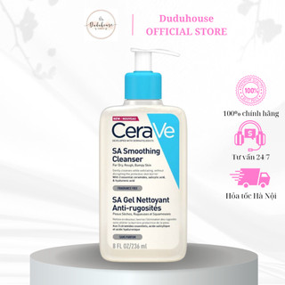 Sữa rửa mặt Cerave SA smoothing Cleanser dành cho da dầu, da mụn 236ml Duduhouse