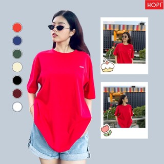Áo thun nữ, áo T-shirt nữ chất liệu từ 80% cotton + 20% ISCRA (co giãn 4 chiều), màu đỏ - Hopi Fashion