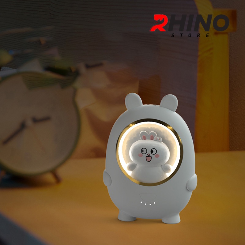 Máy sưởi ấm mini chạy pin cầm tay đèn LED Rhino W301, 3 mức độ nhiệt,  Làm ấm nhanh