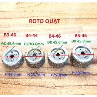 Roto quạt B4 46,  B4 44, B5 46 tháo máy