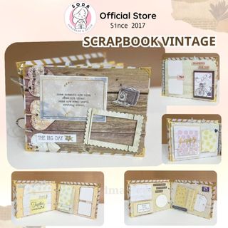 Album ảnh handmade kỷ niệm/scrapbook “perfect memories”