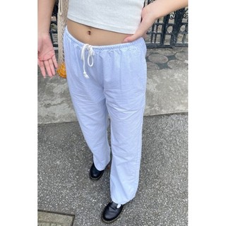 Quần dài mặc nhà nanda linen pants Brandy Melville
