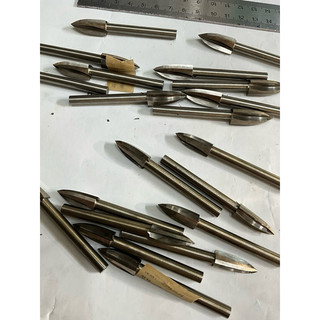 Đầu khắc gỗ trục 6mm - 3 khía ( mũi điêu khắc gỗ, tỉa bonsai)