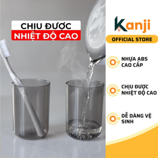 Cốc nhựa KANJI dùng để đánh răng, uống nước, chất liệu ABS an toàn cho sức khỏe, chịu nhiệt tốt
