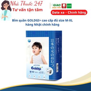 Bỉm quần goldgi+ cao cấp đủ size m-xl hàng nhật chính hãng