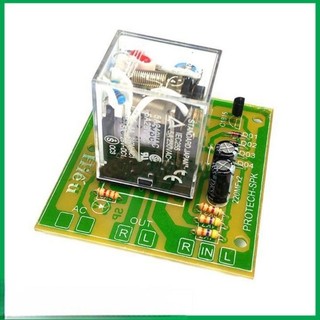 Bo mạch bảo vệ loa có rơ le Hiếu