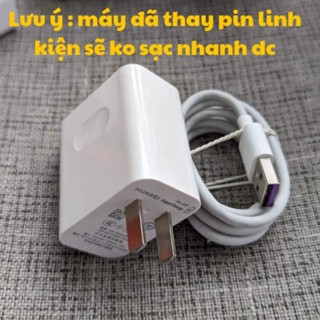 Bộ sạc Huawei 40w zin bóc máy P40 pro (lưu ý :pin linh kiện sẽ mất sạc nhanh)