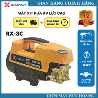 Máy xịt rửa xe cao áp Xpower 2400w chính hãng sử dụng mô tơ từ - tặng dây xịt dài 15m