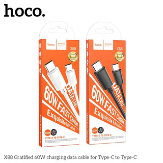 Cáp sạc hoco x88 type-c to type-c 60w