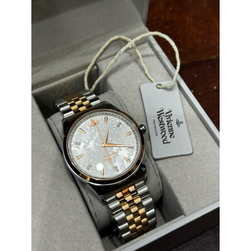Đồng hồ nữ Queen Viviansi Crushed Ice Blue Quartz Saturn Watch Đồng hồ nữ