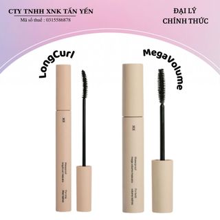 Mascara chuốt mi 3ce waterproof long & curl + mega volume 5.5g