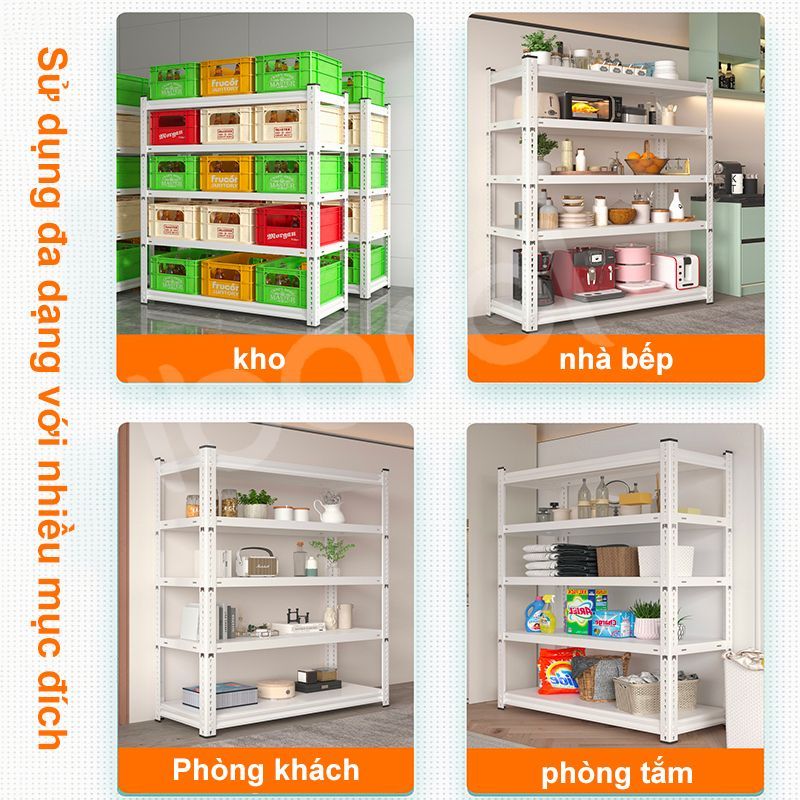 Kệ Sắt V Lỗ 5/4/3 Tầng 200cm-Kệ Sắt Đa Năng Đựng đồ [ Phí Ship Rẻ Hơn Shop Khác ] | BigBuy360 - bigbuy360.vn