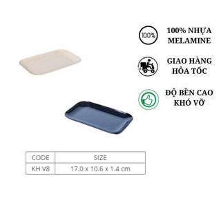 Khay, dĩa đựng khăn lạnh nhựa melamine cao cấp Fataco