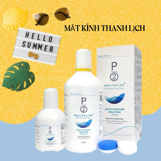 Dung dịch bảo quản kính áp tròng mềm đa chức năng P2 Revitalise + 360ml